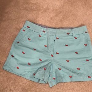 Embroidered Watermelon Shorts